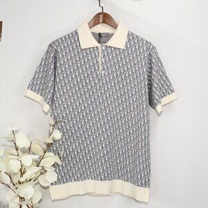 Dior logo all-over POLO shirt Mens Size M